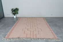 Warm Brown Moroccan Berber Rug - Handwoven Custom Carpet