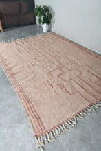 Warm Brown Moroccan Berber Rug - Handwoven Custom Carpet