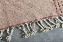 Warm Brown Moroccan Berber Rug - Handwoven Custom Carpet