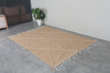 Camel Moroccan rug – Beni Ourain wool rug– Custom size rug