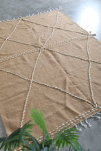 Camel Moroccan rug – Beni Ourain wool rug– Custom size rug
