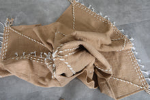 Camel Moroccan rug – Beni Ourain wool rug– Custom size rug