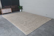 Beige Moroccan rug – Beni Ourain wool rug - Custom rug - Wool rug