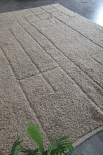 Beige Moroccan rug – Beni Ourain wool rug - Custom rug - Wool rug