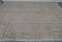 Beige Moroccan rug – Beni Ourain wool rug - Custom rug - Wool rug