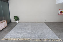 Handmade Moroccan Rug - Custom Gray Wool Rug