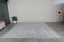 Handmade Moroccan Rug - Custom Gray Wool Rug