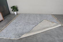 Handmade Moroccan Rug - Custom Gray Wool Rug