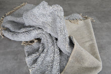 Handmade Moroccan Rug - Custom Gray Wool Rug