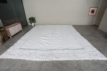 White moroccan rug - Beni ourain wool rug - Custom size