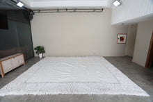 White moroccan rug - Beni ourain wool rug - Custom size