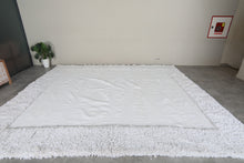 White moroccan rug - Beni ourain wool rug - Custom size