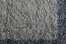 Modern moroccan rug - Blue and gray beni ourain wool rug – Custom size rug