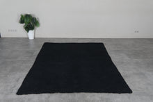 Black Kilim Rug - Kilim Rugs Morocco - Flat Woven Kilim Rug - Custom Size Rug