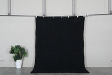 Black Kilim Rug - Kilim Rugs Morocco - Flat Woven Kilim Rug - Custom Size Rug