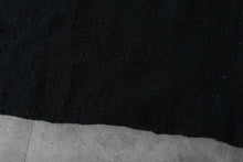 Black Kilim Rug - Kilim Rugs Morocco - Flat Woven Kilim Rug - Custom Size Rug