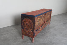 Vintage Moroccan chest H 22.4 inches x W 50.3 inches x D 11.8 inches