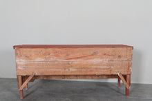 Vintage Moroccan chest H 22.4 inches x W 50.3 inches x D 11.8 inches