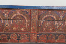 Vintage Moroccan chest H 21.2 inches x W 51.1 inches x D 12.2 inches