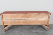 Vintage Moroccan chest H 21.2 inches x W 51.1 inches x D 12.2 inches