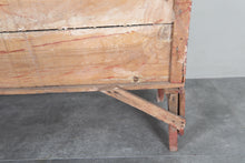 Vintage Moroccan chest H 21.2 inches x W 51.1 inches x D 12.2 inches