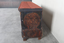 Vintage Moroccan chest H 21.2 inches x W 51.1 inches x D 12.2 inches