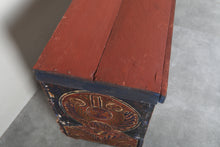 Vintage Moroccan chest H 21.2 inches x W 51.1 inches x D 12.2 inches