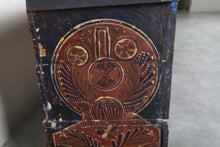 Vintage Moroccan chest H 21.2 inches x W 51.1 inches x D 12.2 inches