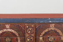 Vintage Moroccan chest H 21.2 inches x W 51.1 inches x D 12.2 inches