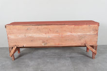 Vintage Moroccan chest H 21.2 inches x W 51.1 inches x D 12.2 inches