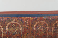 Vintage Moroccan chest H 24.4 inches x W 48.4 inches x D 14.3 inches