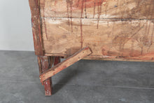 Vintage Moroccan chest H 24.4 inches x W 48.4 inches x D 14.3 inches