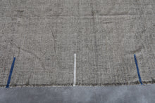 Soft gray moroccan flat woven rug - Handmade wool berber carpet – Custom size rug
