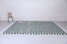 Custom Moroccan Checkered rug - Handmade Moroccan rug shag