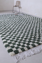 Custom Moroccan Checkered rug - Handmade Moroccan rug shag