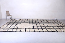 Authentic Moroccan rug - Berber rug - Grid rug