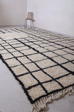 Authentic Moroccan rug - Berber rug - Grid rug