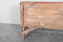 Vintage Moroccan chest H 21.6 inches x W 51.1 inches x D 12.2 inches