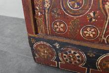Vintage Moroccan chest H 22.4 inches x W 51.1 inches x D 12.5 inches