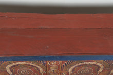 Vintage Moroccan chest H 22.4 inches x W 51.1 inches x D 12.5 inches