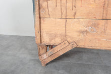 Vintage Moroccan chest H 22.4 inches x W 51.1 inches x D 12.5 inches
