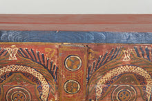 Vintage Moroccan chest H 23.6 inches x W 51.3 inches x D 14.5 inches