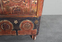 Vintage Moroccan chest H 23.6 inches x W 51.3 inches x D 14.5 inches