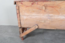 Vintage Moroccan chest H 23.6 inches x W 51.3 inches x D 14.5 inches