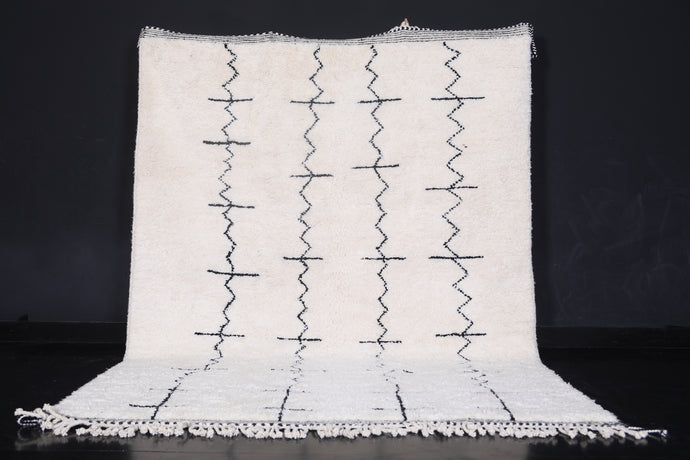 Moroccan Berber Rug - Handmade Minimalist Carpet | Custom Wool Rug