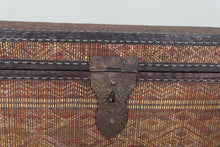 Vintage Moroccan chest  H 18.8 inches x W 32.2 inches x D 18.1 inches