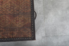 Vintage Moroccan chest  H 18.8 inches x W 32.2 inches x D 18.1 inches