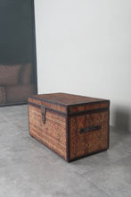 Vintage Moroccan chest  H 18.8 inches x W 32.2 inches x D 18.1 inches