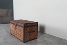 Vintage Moroccan chest  H 18.8 inches x W 32.2 inches x D 18.1 inches