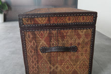 Vintage Moroccan chest  H 18.8 inches x W 32.2 inches x D 18.1 inches